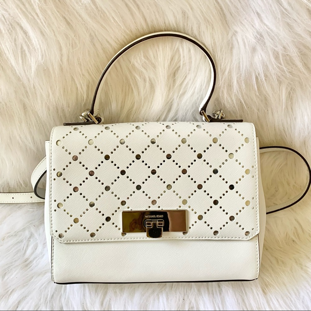 Michael Kors Violet Medium Satchel Leather